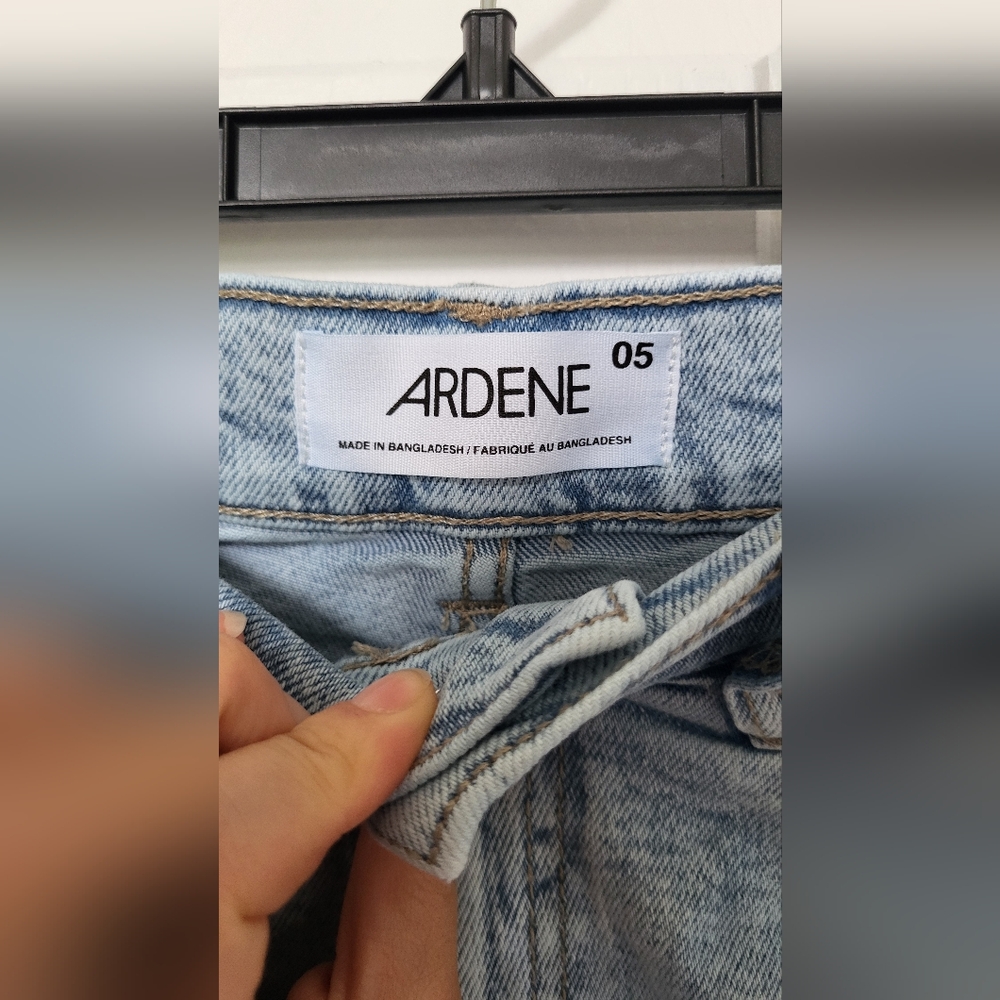 Ardene Blue Straight Leg Jeans - Picture 7 of 7